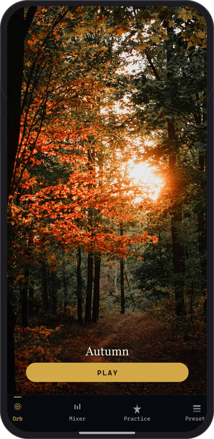 Tonaura Autumn Theme Pack shown on a smartphone